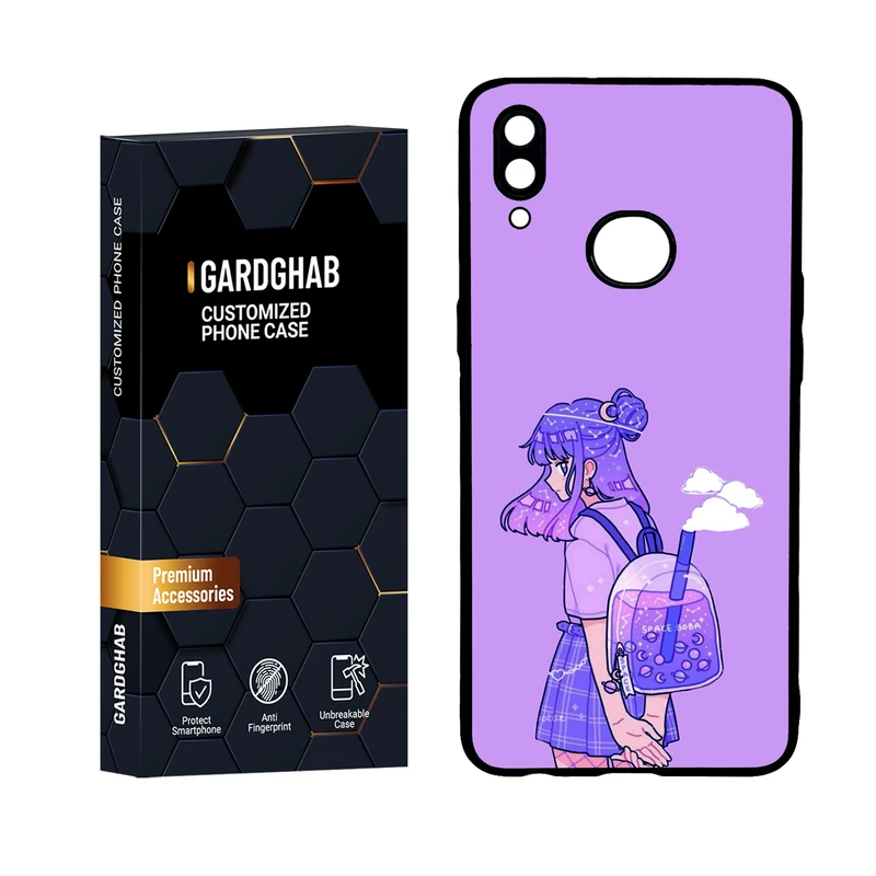 کاور گارد قاب مدل دور ژله ای دخترانه مناسب برای گوشی موبایل سامسونگ Galaxy A10s