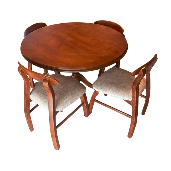 میز و صندلی ناهارخوری 4 نفره گالری چوب آشنایی مدل Gh-656