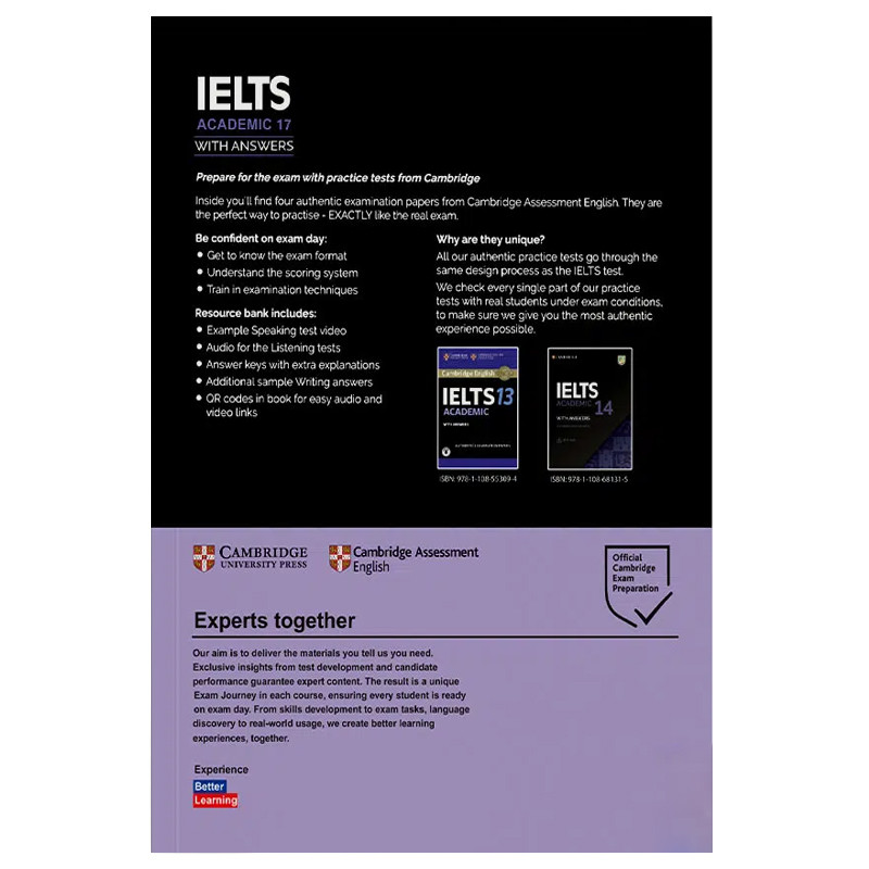 کتاب Cambridge IELTS Academic اثر جمعی از نویسندگان انتشارات الوندپویان جلد 10 تا 17 کتاب Cambridge IELTS Academic اثر جمعی از نویسندگان انتشارات الوندپویان جلد 10 تا 17