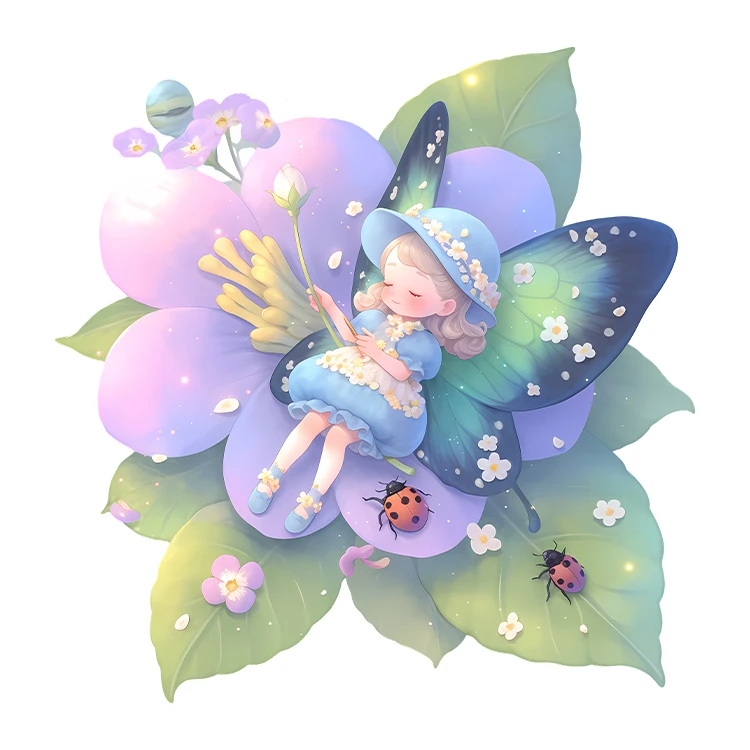 استیکر پارچه و لباس پاد آفرین مدل کارتونی بچگانه کیوت بامزه کد S5904