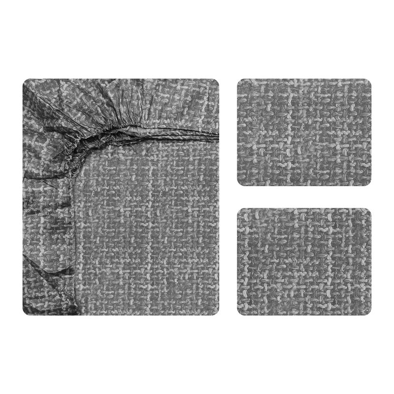 سرویس ملحفه آدنو مدل بارلی کد IR136 دونفره 3تکه