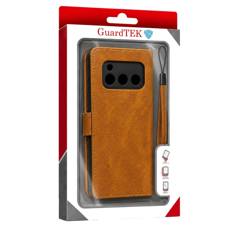 کیف کلاسوری گاردتک مدل  Flip cover strap مناسب برای گوشی موبایل داریا Daria bond 5G به همراه بند