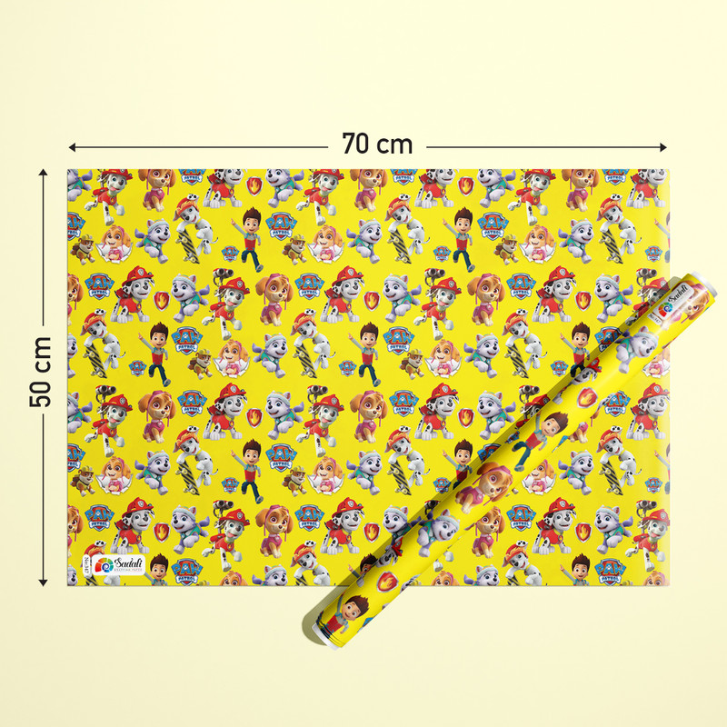 کاغذ کادو صدفی طرح سگ های نگهبان بسته 2 عددی