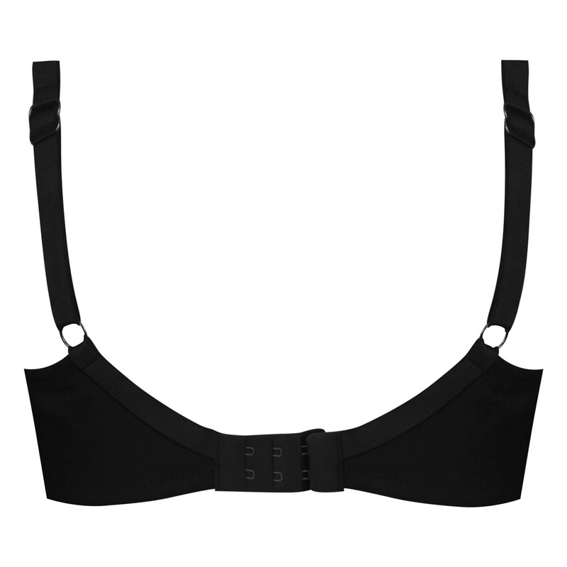 سوتین زنانه اما مدل بدون فنر کد 4928-4100 رنگ مشکی