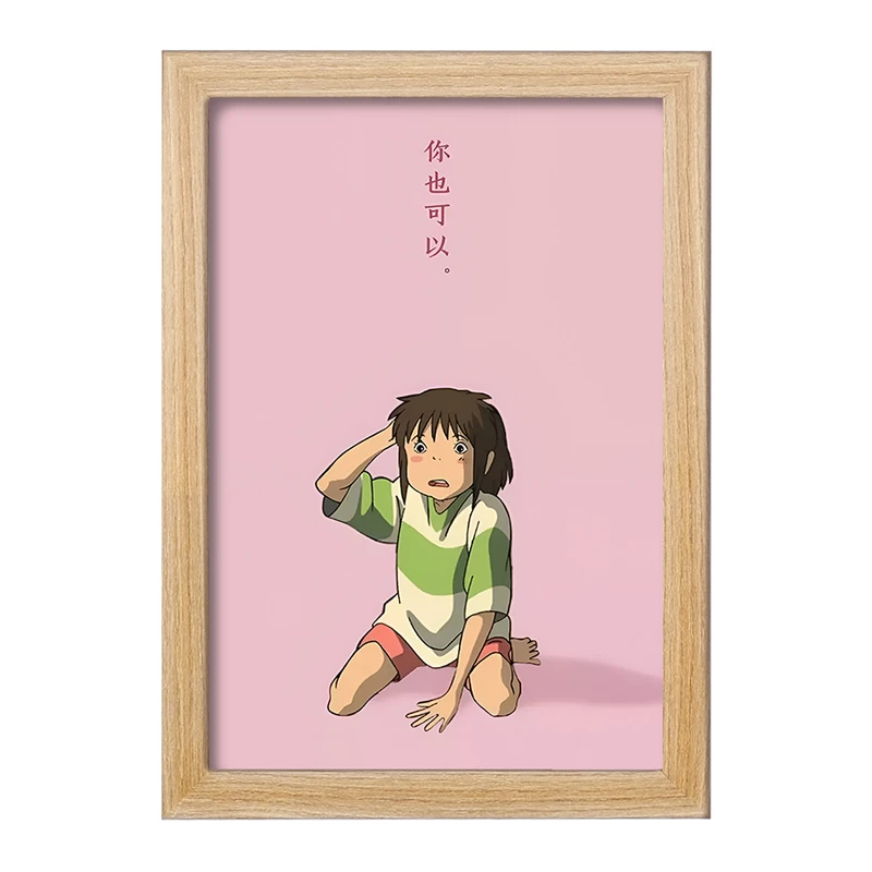 تابلو خندالو مدل انیمه شهر اشباح (Spirited Away) کد F3483