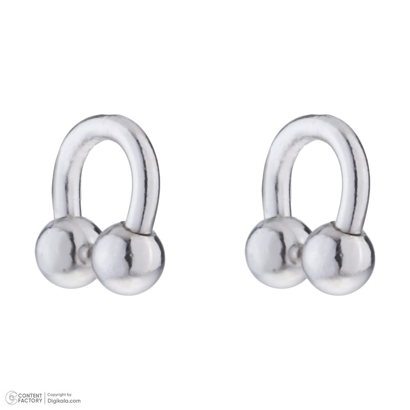 پیرسینگ نقره زنانه مایا ماهک مدل MSP024 بسته 2 عددی