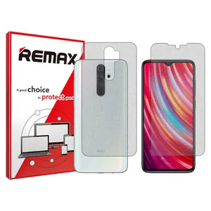 Remax HyMTT model matte screen protector suitable for Xiaomi Redmi Note 8 Pro mobile phone along with the back protector