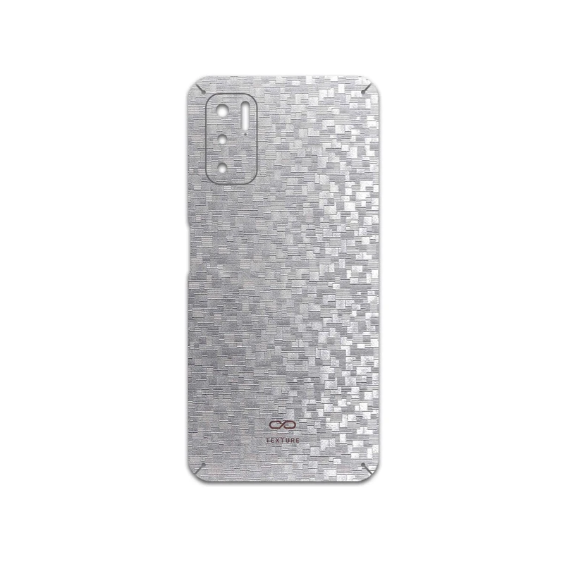 برچسب پوششی ماهوت مدل Silver-Silicon مناسب برای گوشی موبایل شیائومی Redmi Note 10 5G