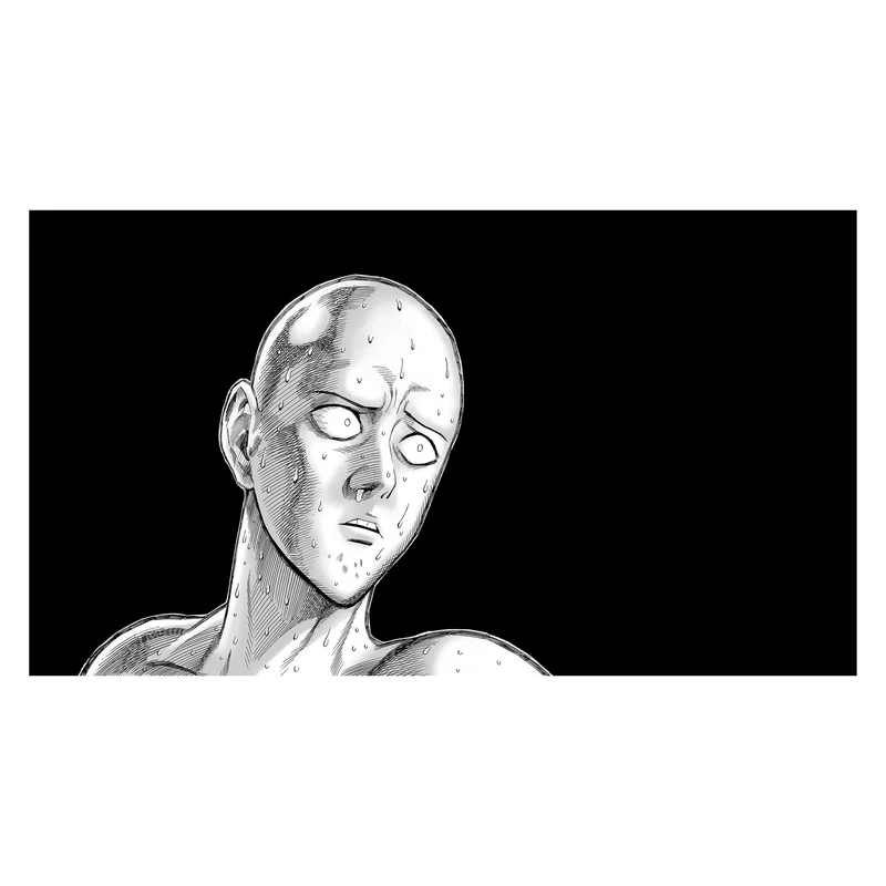 استیکر لپ تاپ و موبایل مدل انیمه طرح مرد تک مشتی سایتاما One Punch Man کد 1340