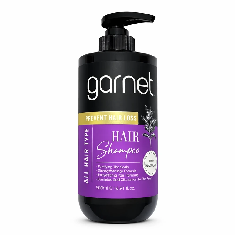 شامپو تقویت کننده و ضد ریزش مو گارنت مدل Recovery  مناسب برای انواع مو حجم 500 میلی لیتر