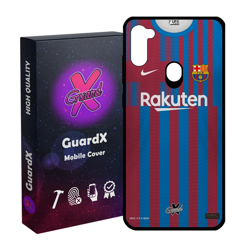 کاور گارد ایکس طرح بارسلونا مدل Glass50359 مناسب برای گوشی موبایل سامسونگ Galaxy A11
