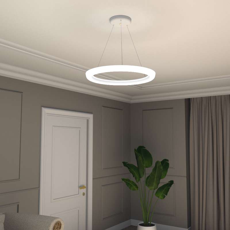 لوستر مدل تک حلقه ای