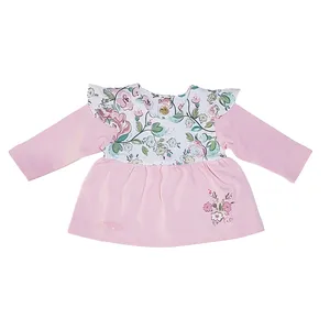 پیراهن دخترانه  نی نی سان مدل گل و بوته