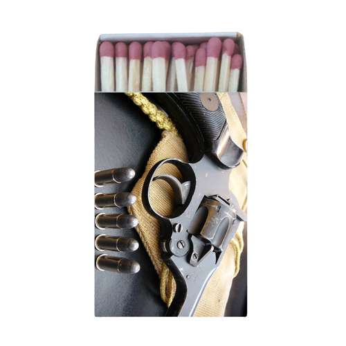 کبریت طرح تفنگ و گلوله و فشنگ مدل K1443
