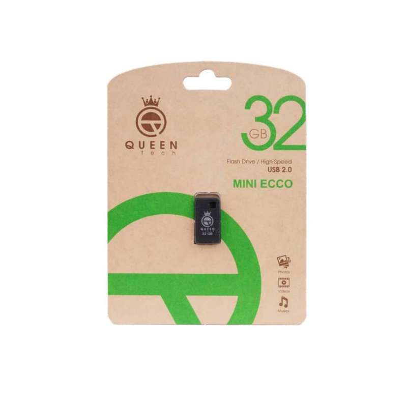 فلش مموری کوئین تک مدل MINI ECCO ظرفیت 32 گیگابایت