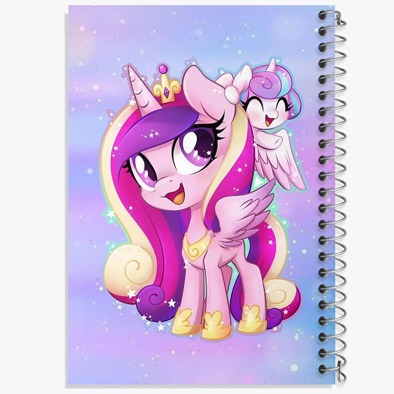 دفتر ژورنال نویسی 50 برگ خندالو مدل نقطه ای طرح اسب پونی کد 24872