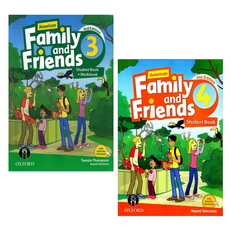 کتاب Family And Friends Second Edition اثر Tamzin Thompson And Naomi Simmons انتشارات الوندپویان جلد 3 و 4