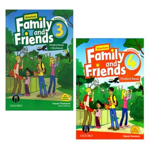 نقد و بررسی کتاب Family And Friends Second Edition اثر Tamzin Thompson And Naomi Simmons انتشارات الوندپویان جلد 3 و 4 توسط خریداران