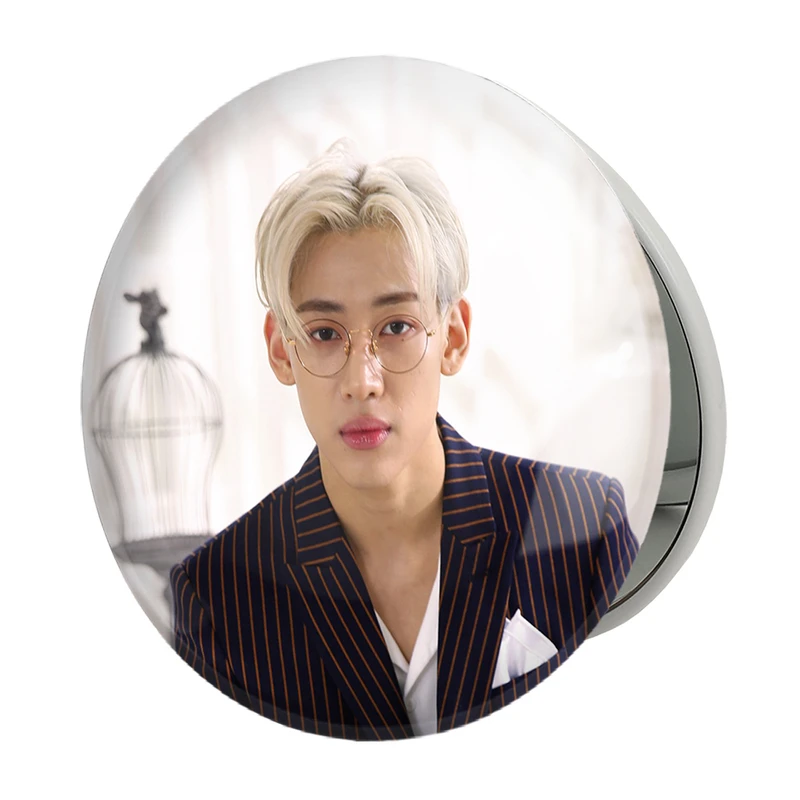 آینه جیبی خندالو طرح بم بم گروه گات سون GOT7 مدل تاشو کد 20930 