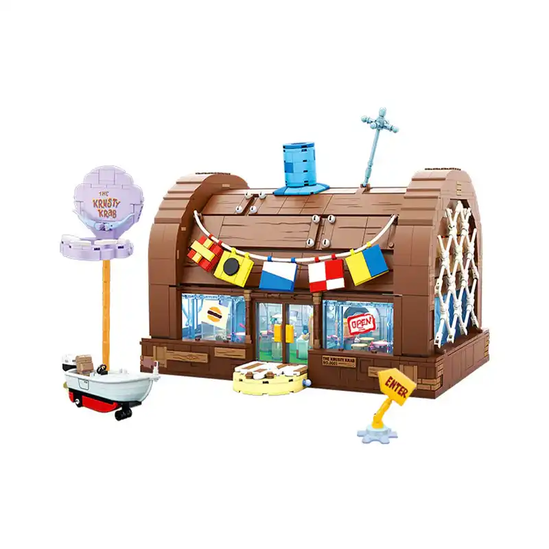 ساختنی مدل رستوران آقای خرچنگ باب اسفنجی