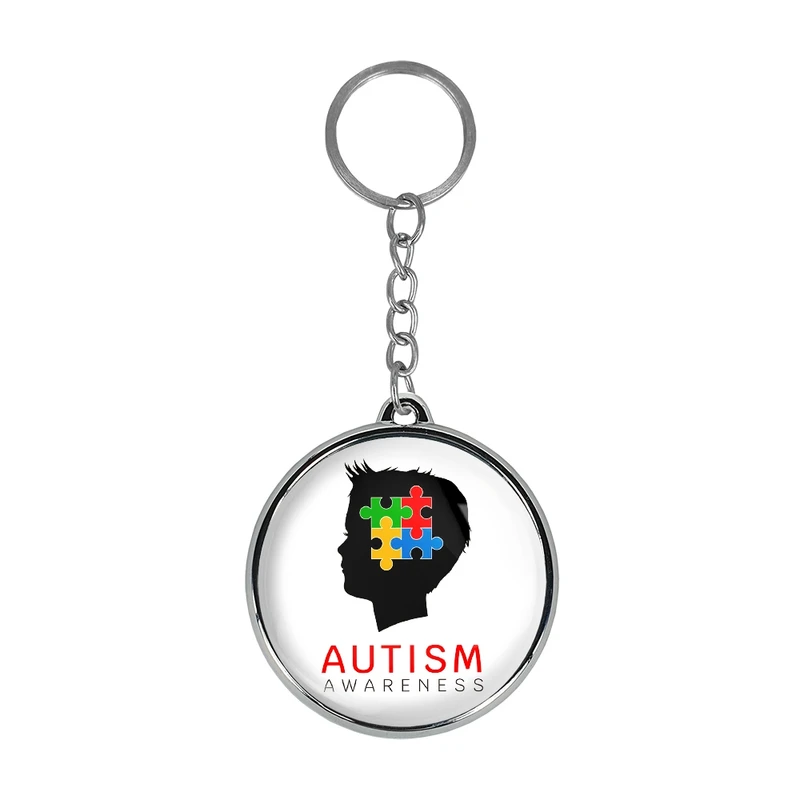 جاکلیدی خندالو طرح اتیسم Autism مدل دوطرفه کد 2676126762