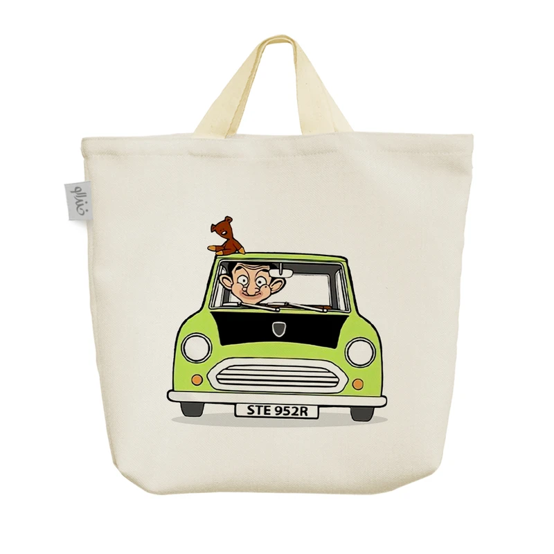 ساک خرید خندالو مدل مستر بین و تدی کد H484