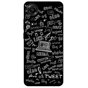 Megafone Social Media 1898 Cover For Oppo A78