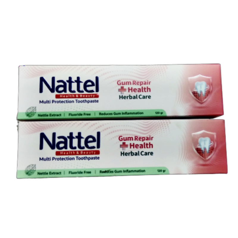 خمیر دندان ناتل مدل multi protection وزن 120 گرم بسته 2 عددی خمیر دندان ناتل مدل multi protection وزن 120 گرم بسته 2 عددی