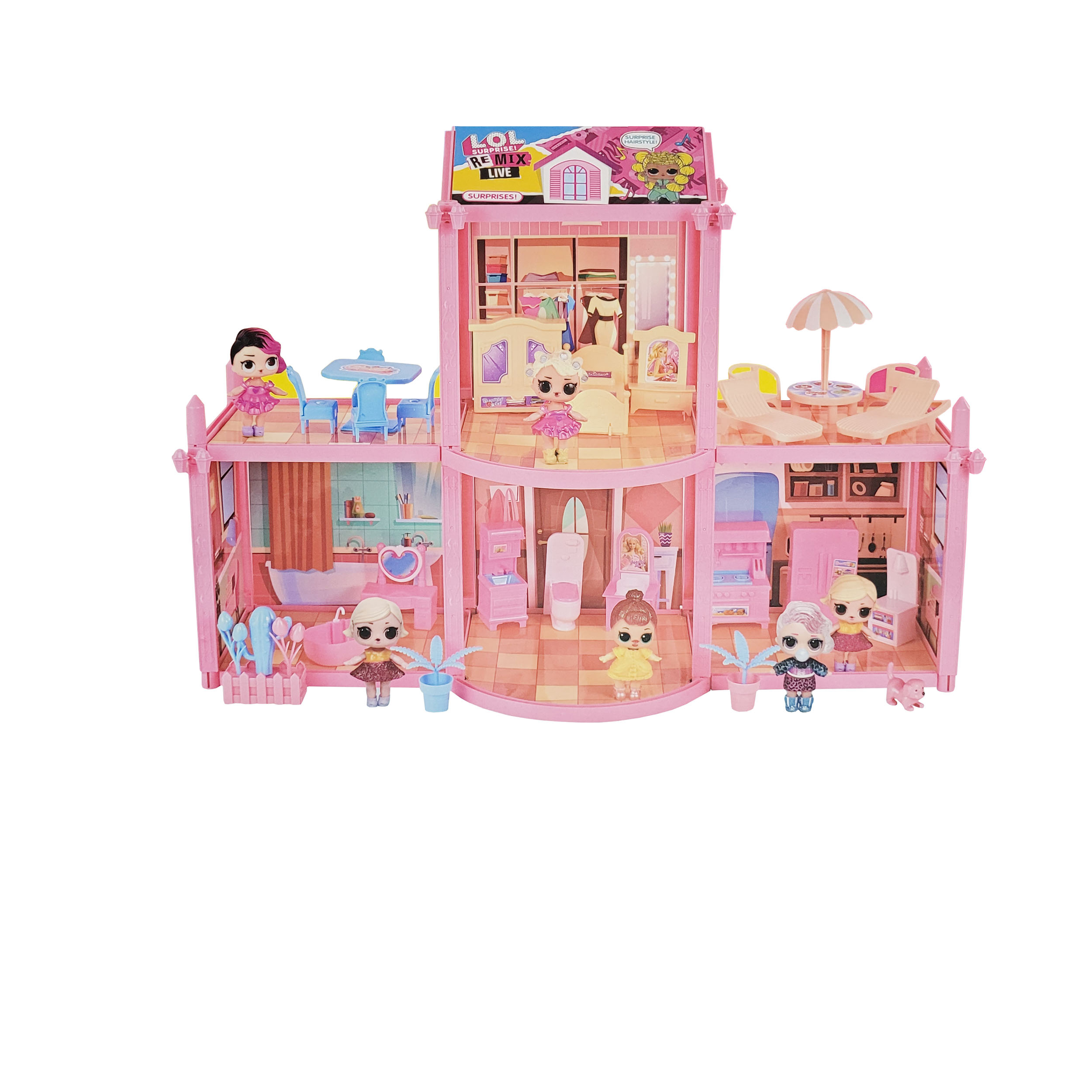 اسباب بازی ال او ال سوپرایز طرح خانه عروسکی مدل NO.BB020
