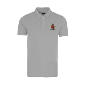 پولوشرت آستین کوتاه مردانه آیبکس مدل 971111 رنگ طوسی