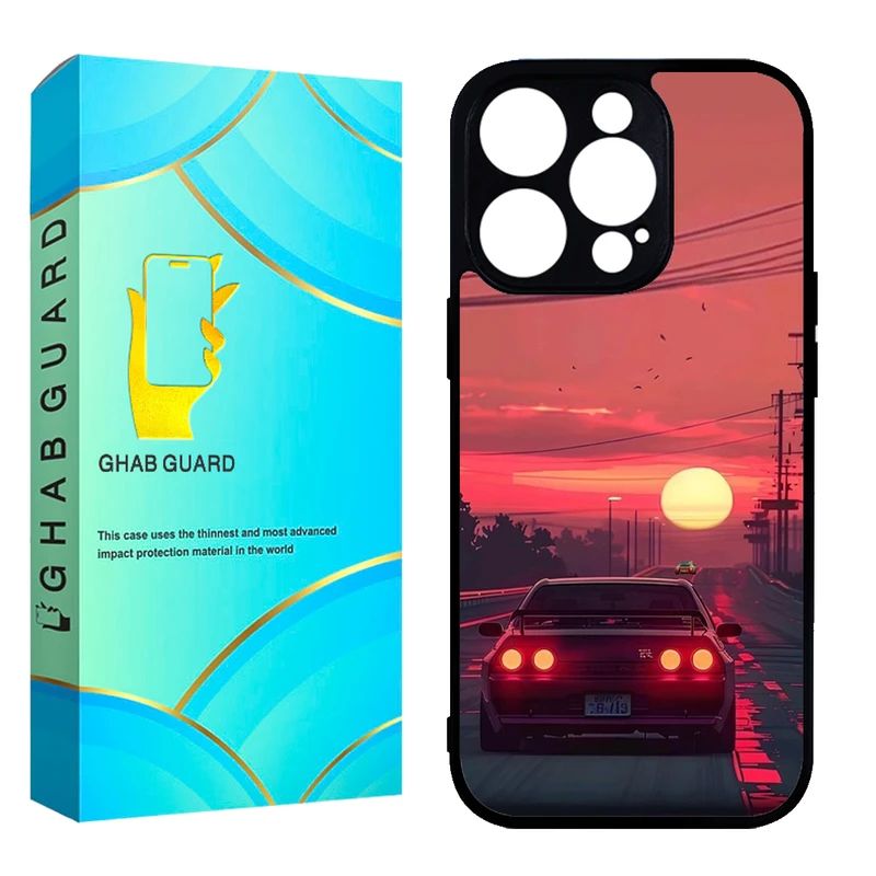 کاور قاب گارد طرح ماشین مدل GCHP14P مناسب برای گوشی موبایل اپل iPhone 14 Pro