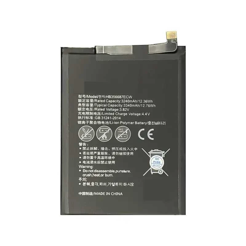 باتری موبایل مدل HB356687ECW ظرفیت 3340 میلی آمپرساعت مناسب برای گوشی موبایل هواوی HONOR 7X / P30 Lite / MATE 10 Lite 