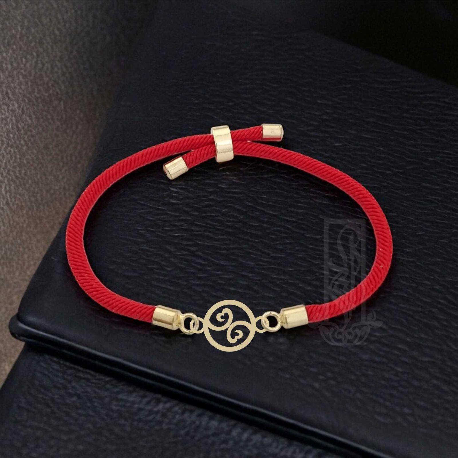 دستبند طلا 18 عیار زنانه لیردا مدل قلب 6900 thr -  - 2