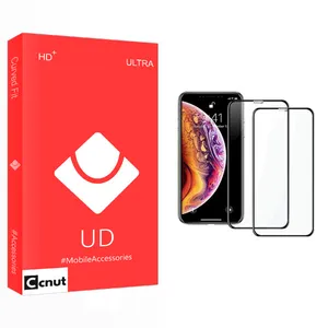 Coconut UD Glass Screen Protector For Apple  iPhone X/XS Pack Of 2