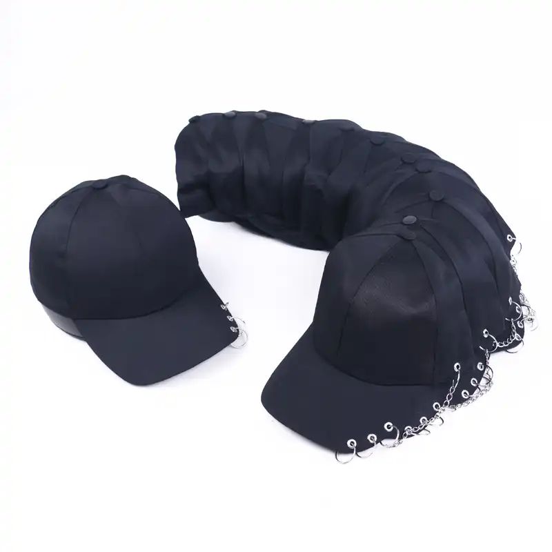 کلاه کپ طرح حلقه ای زنجیردار مدل پرسینگ