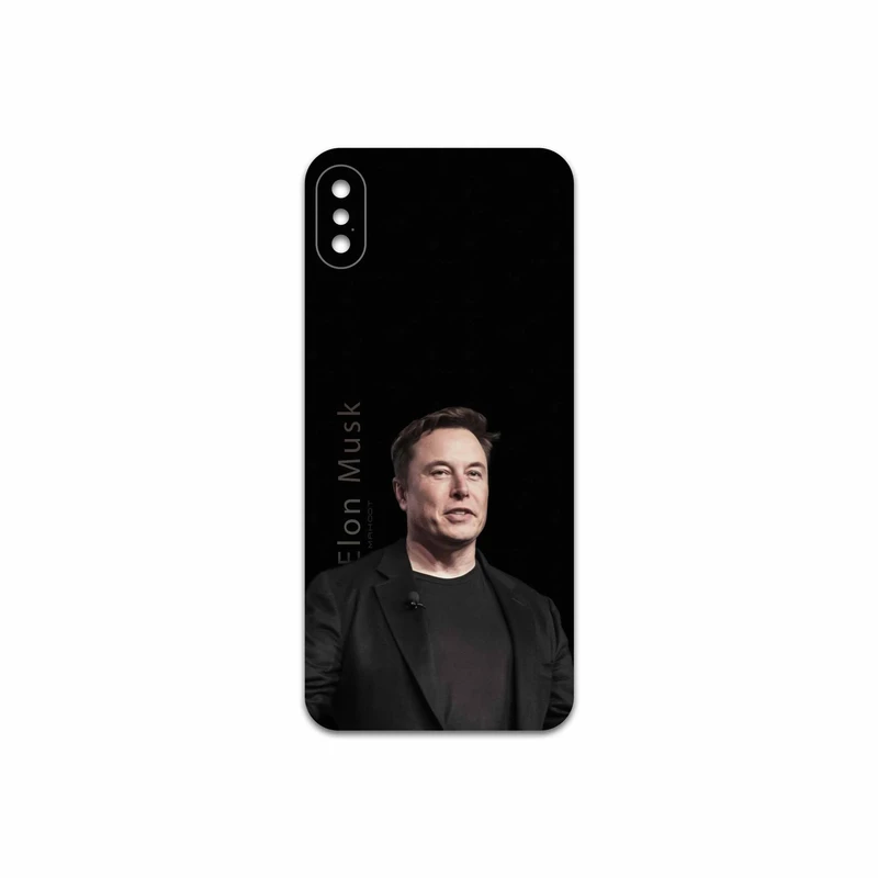 برچسب پوششی ماهوت مدل Elon Musk مناسب برای گوشی موبایل اپل iPhone X