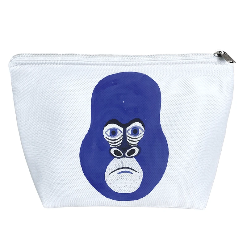 کیف لوازم آرایش دخترانه خندالو مدل گوریل آبی کد 6992