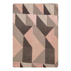 ملحفه پانیذ پود مدل چهل تکه کد A106-2 دو نفره سایز 220x235 سانتی متر