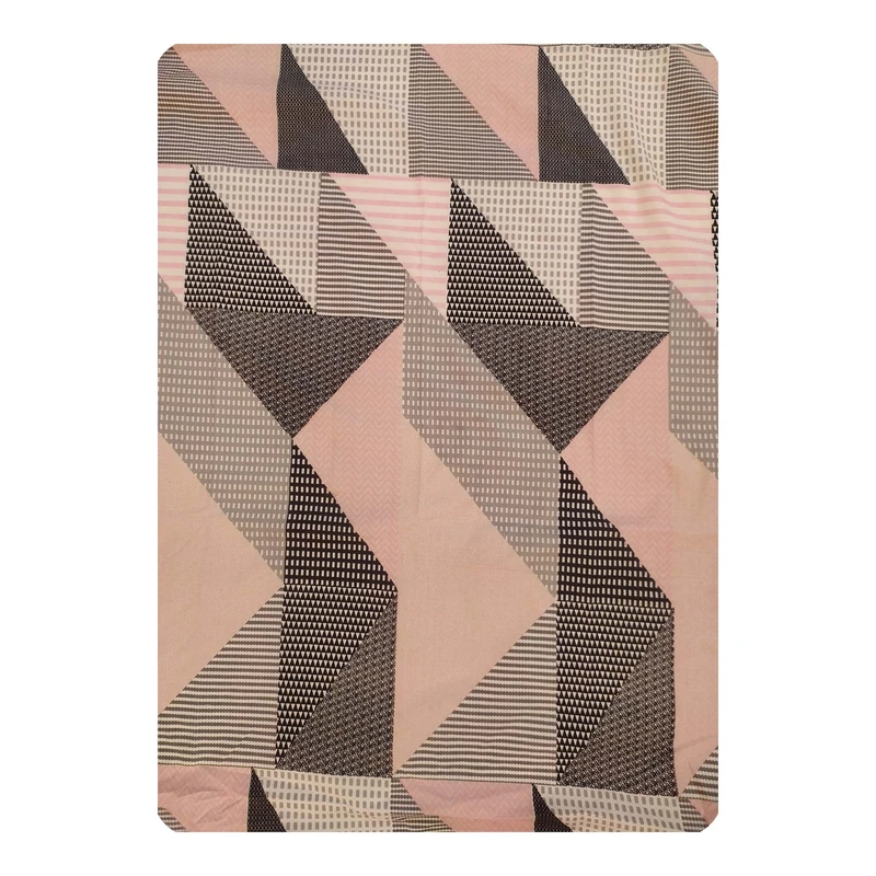 ملحفه پانیذ پود مدل تشک مهمان چهل تکه کد A106-2 یک نفره سایز 95x195 سانتی متر