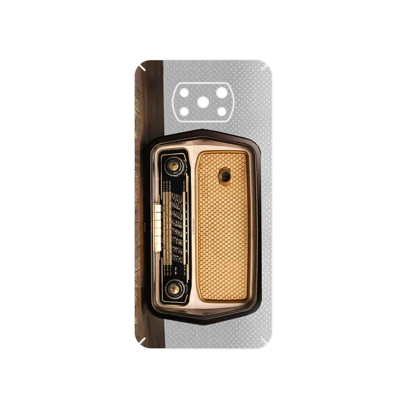 برچسب پوششی ماهوت مدل Radio Nostalgia مناسب برای گوشی موبایل شیائومی Poco X3 Pro