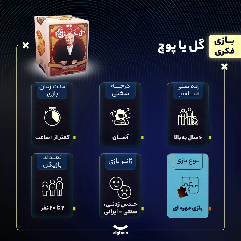 عکس شماره 4 : بازی فکری مدل گل یا پوچ