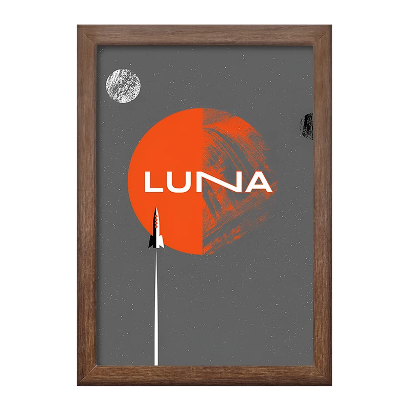 تابلو خندالو طرح فضایی کد F4696