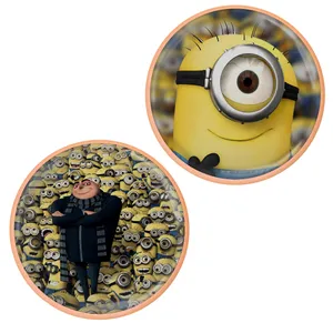 تراش مدل مخزن دار طرح کارتون مینیون ها کد S11370-366 بسته دو عددی