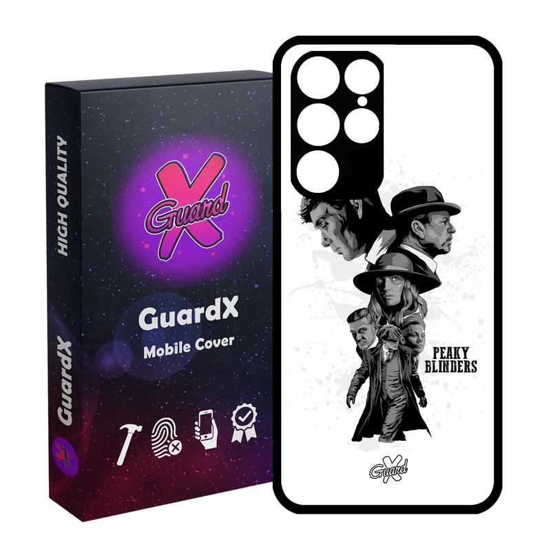 کاور گارد ایکس طرح Peaky Blinders مدل Glass10005 مناسب برای گوشی موبایل سامسونگ Galaxy S22 Ultra