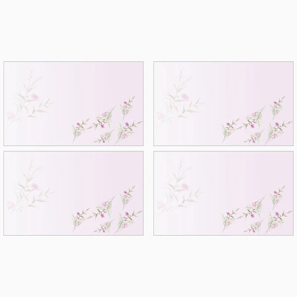 زیربشقابی مدل گلدار کد F3ZI1039 مجموعه 4 عددی