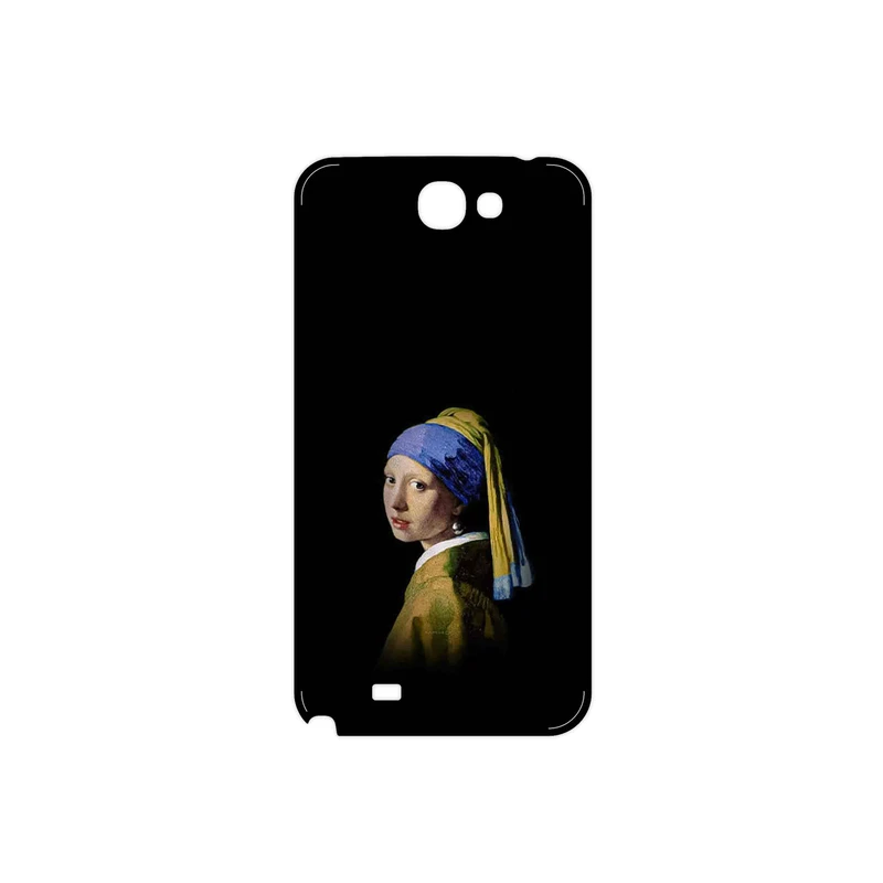 برچسب پوششی ماهوت مدل Girl with a Pearl Earring of Vermeer مناسب برای گوشی موبایل سامسونگ Galaxy Note 2