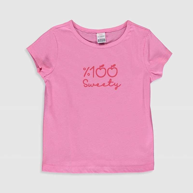 تی شرت آستین کوتاه نوزادی ال سی وایکیکی کد 163