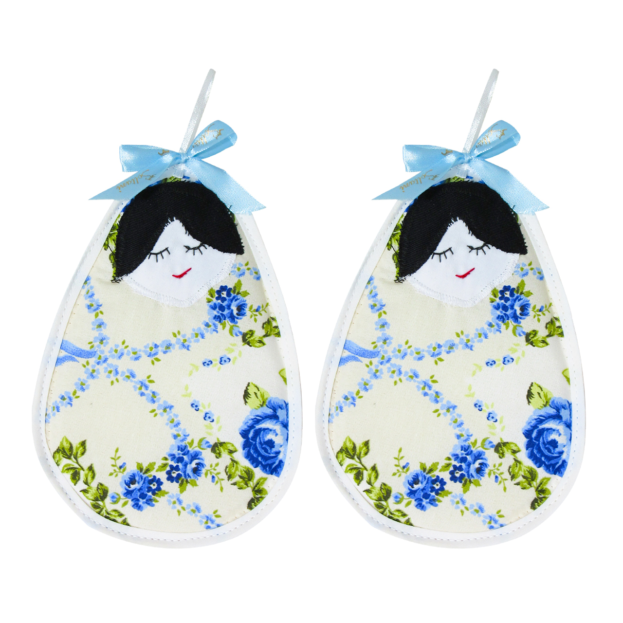 دستگیره آشپزخانه سلطانی طرح عروسکی مدل گلی بسته 2 عددی