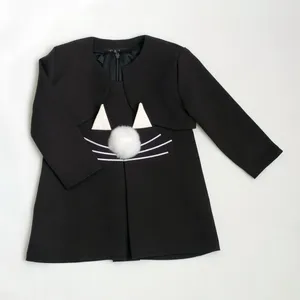 ست کت و پیراهن دخترانه کد 009 رنگ مشکی