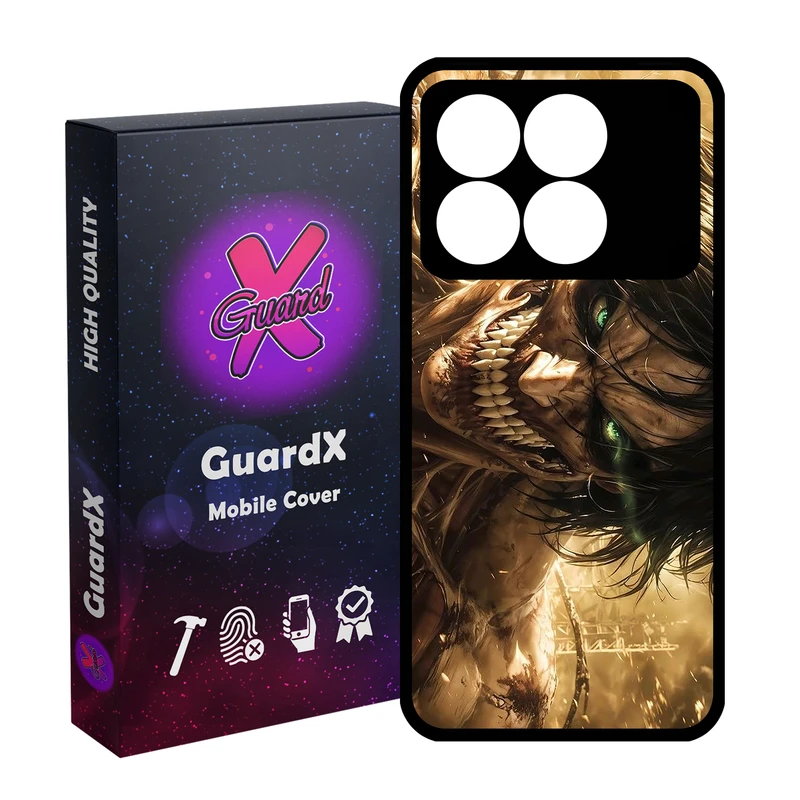 کاور گارد ایکس طرح مبارز مدل 11075 مناسب برای گوشی موبایل شیائومی Poco X6 Pro 5G / Redmi K70E